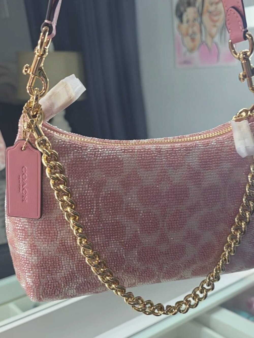 Coach Beaded Terry - Picture 2 of 2